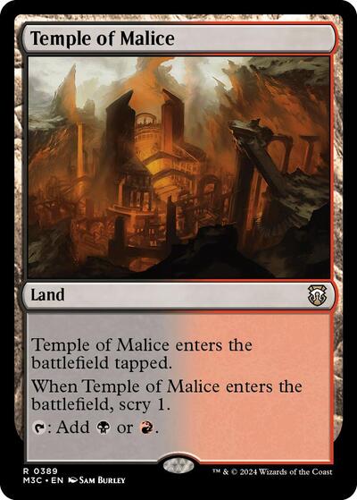 Temple of Malice (Commander: Modern Horizons 3) Near Mint