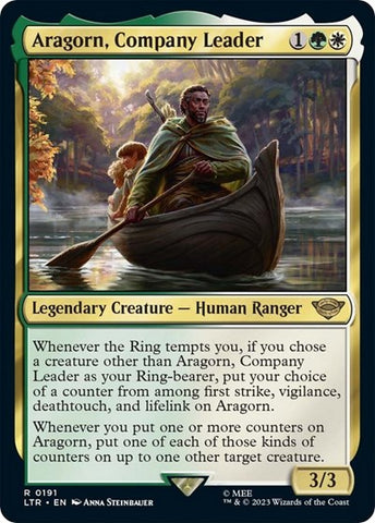 Aragorn, Company Leader (Universes Beyond: The Lord of the Rings: Tales of Middle-earth) Near Mint