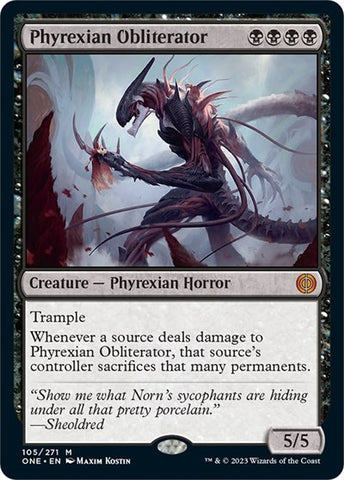 Phyrexian Obliterator (Phyrexia: All Will Be One) Light Play