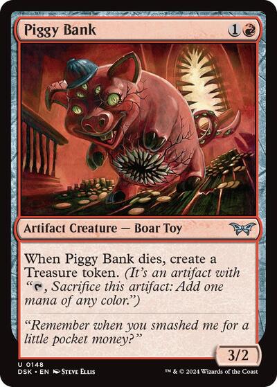 Piggy Bank (Duskmourn: House of Horror) Near Mint Foil