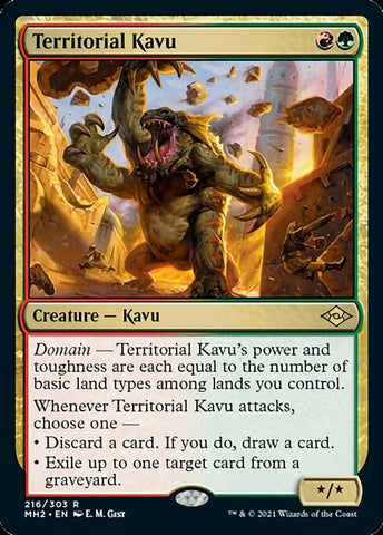 Territorial Kavu (Modern Horizons 2) Near Mint Foil