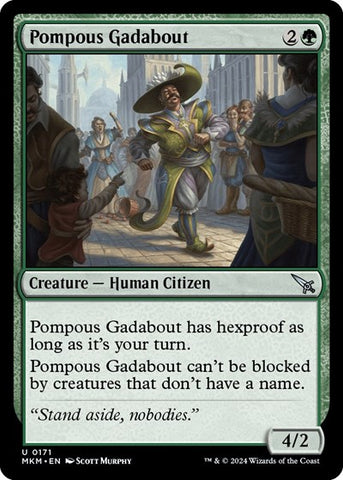 Pompous Gadabout (Murders at Karlov Manor) Near Mint