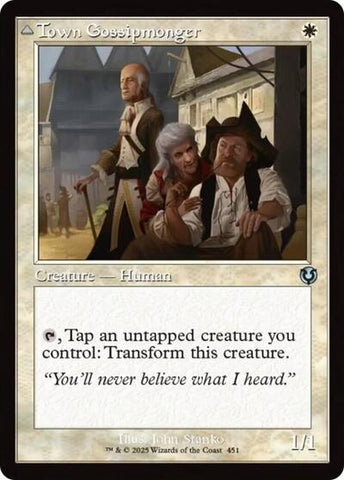 Town Gossipmonger (Retro Frame) (Innistrad Remastered) Near Mint