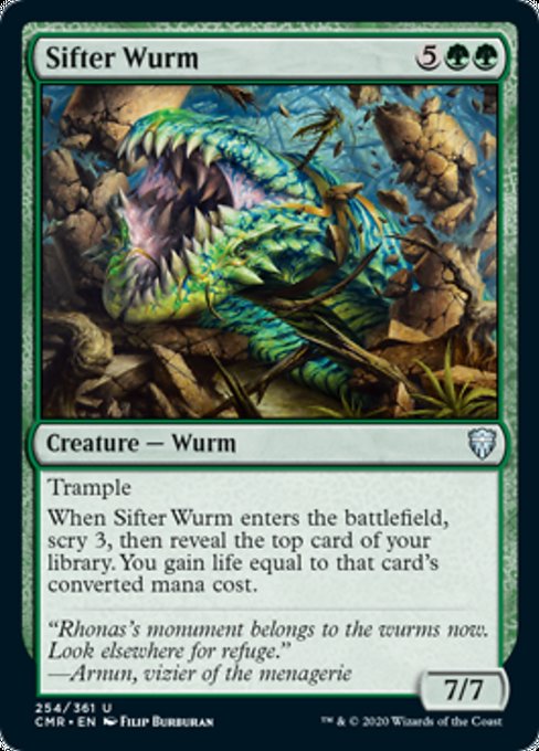 Sifter Wurm (Commander Legends) Near Mint Foil