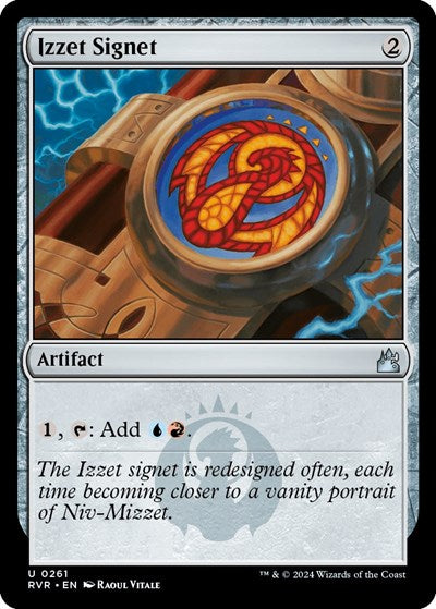 Izzet Signet (Ravnica Remastered) Near Mint Foil