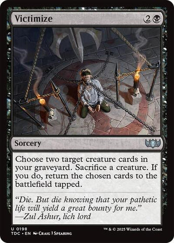Victimize (Commander: Tarkir: Dragonstorm) Near Mint