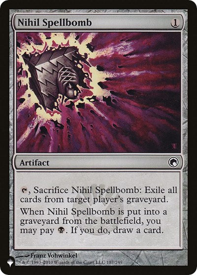 Nihil Spellbomb (The List) Near Mint