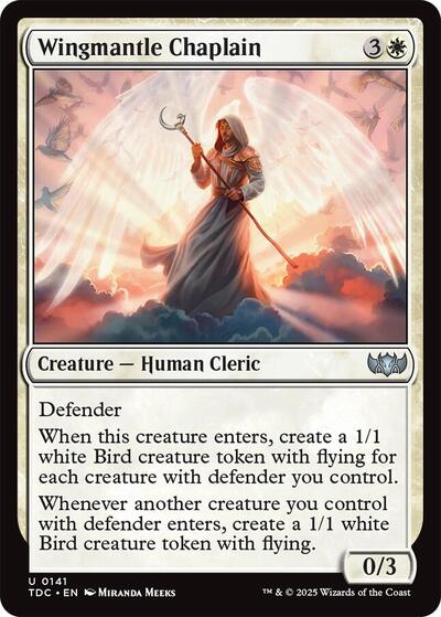 Wingmantle Chaplain (Commander: Tarkir: Dragonstorm) Near Mint