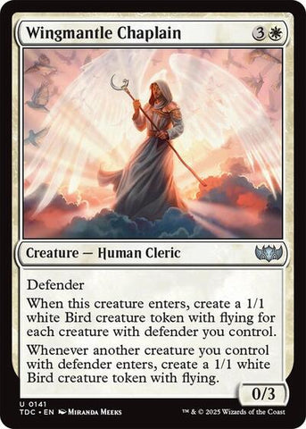 Wingmantle Chaplain (Commander: Tarkir: Dragonstorm) Near Mint
