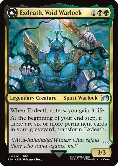 Exdeath, Void Warlock (Universes Beyond: FINAL FANTASY) Light Play Foil