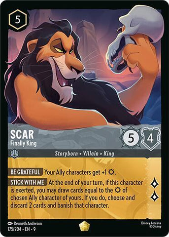 Scar - Finally King (Fabled) Near Mint Cold Foil