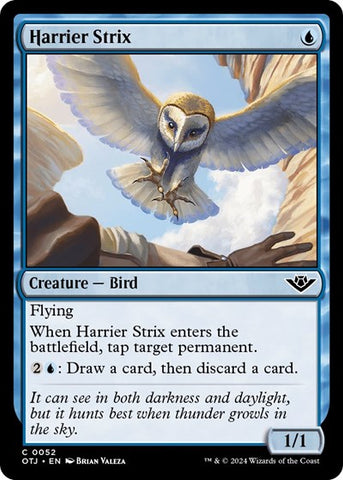 Harrier Strix (Outlaws of Thunder Junction) Near Mint Foil