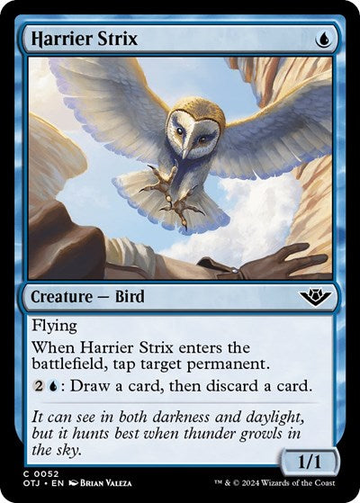 Harrier Strix (Outlaws of Thunder Junction) Light Play Foil