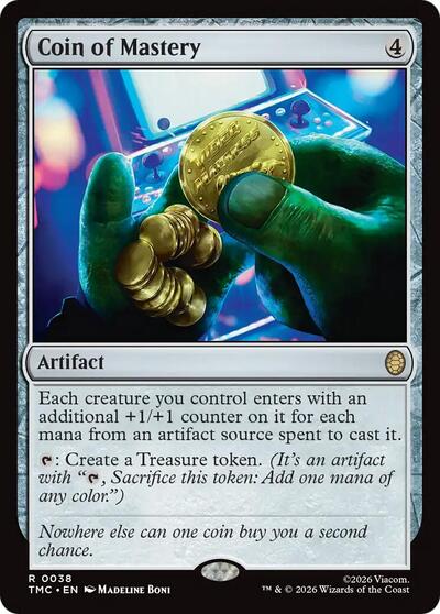 Coin of Mastery (Commander: Teenage Mutant Ninja Turtles) Near Mint