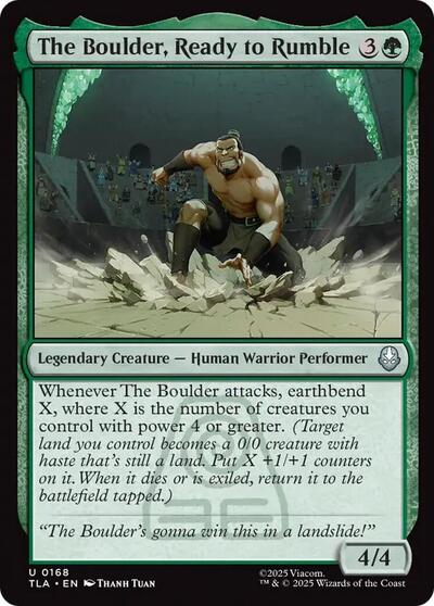 The Boulder, Ready to Rumble (Avatar: The Last Airbender) Near Mint