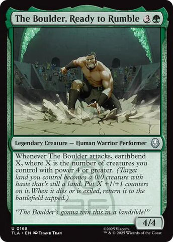The Boulder, Ready to Rumble (Avatar: The Last Airbender) Near Mint Foil