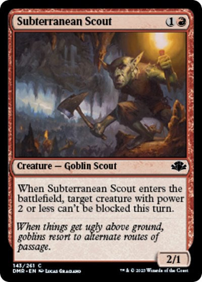Subterranean Scout (Dominaria Remastered) Near Mint