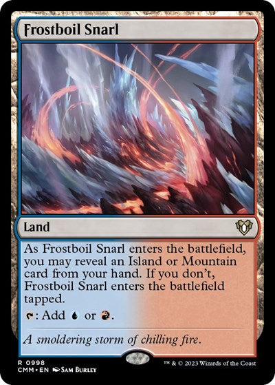 Frostboil Snarl (Commander Masters) Near Mint