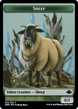 Sheep Token (Dominaria Remastered) Near Mint