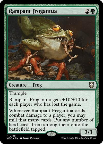 Rampant Frogantua (Commander: Modern Horizons 3) Near Mint