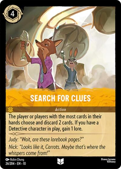Search For Clues (Whispers in the Well) Near Mint