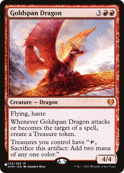 Goldspan Dragon (The List) Near Mint