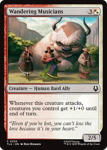 Wandering Musicians (Avatar: The Last Airbender) Near Mint Foil