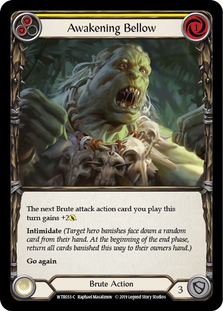 Awakening Bellow (Yellow)