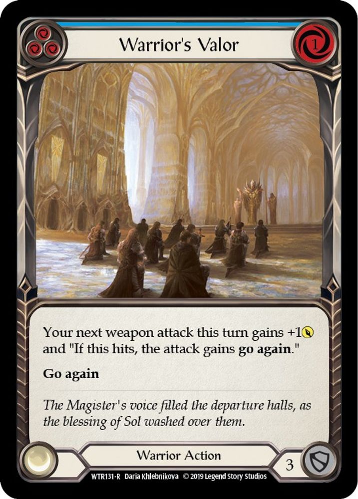 Warrior's Valor (Blue)