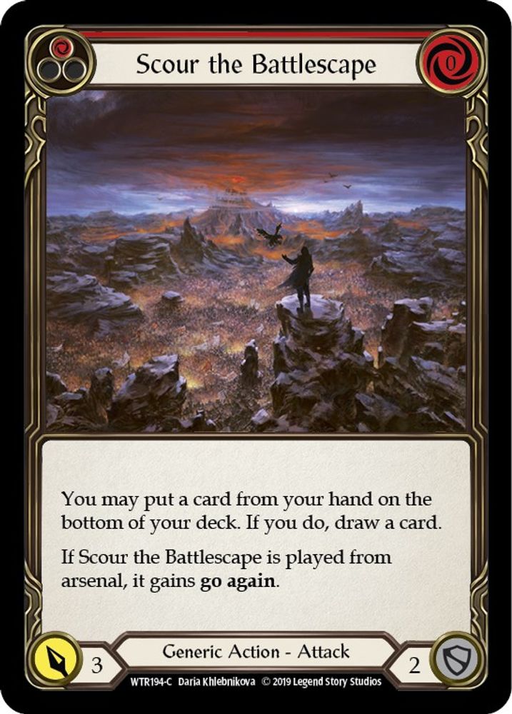 Scour the Battlescape (Red)