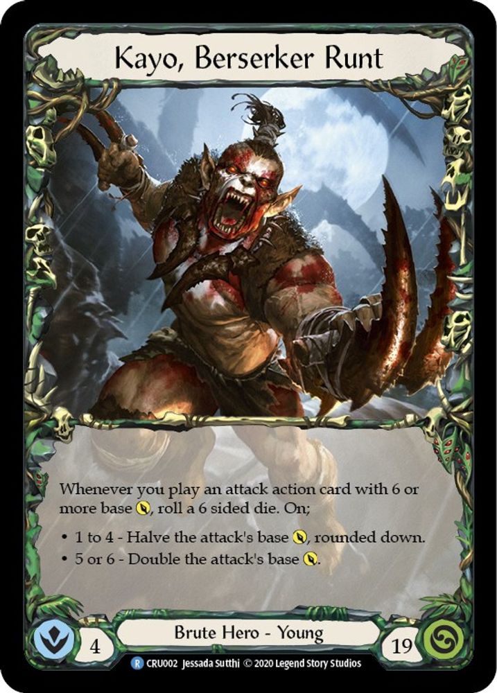 Kayo, Berserker Runt