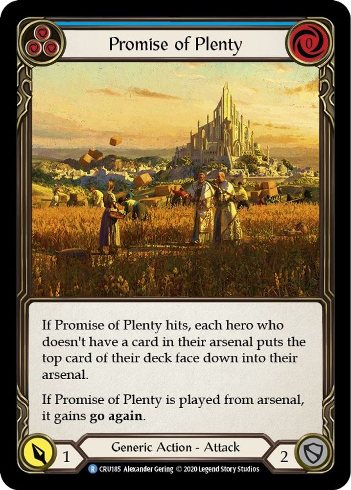 Promise of Plenty (Blue)