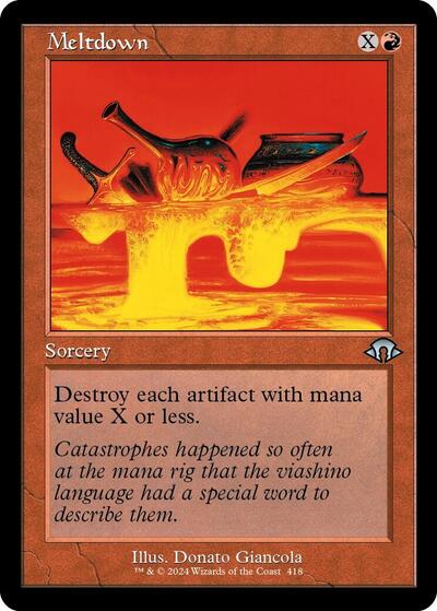 Meltdown (Retro Frame) (Modern Horizons 3) Near Mint