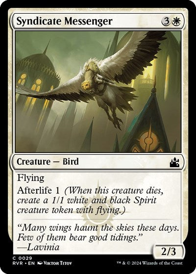 Syndicate Messenger (Ravnica Remastered) Near Mint Foil