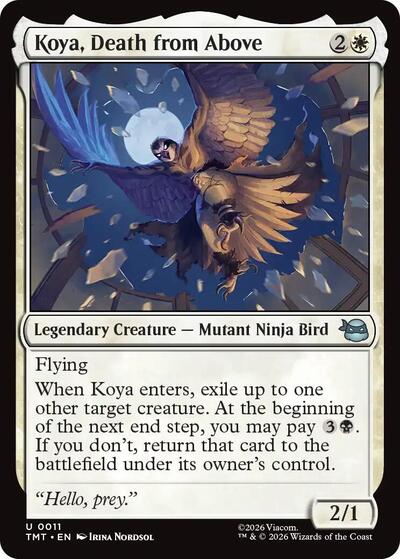 Koya, Death from Above (Teenage Mutant Ninja Turtles) Near Mint Foil