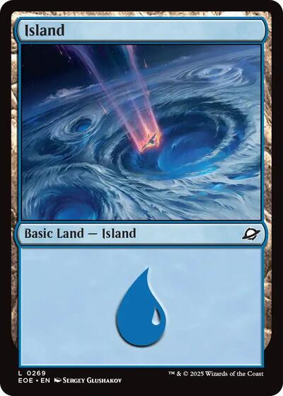 Island (0269) (Edge of Eternities) Near Mint Foil
