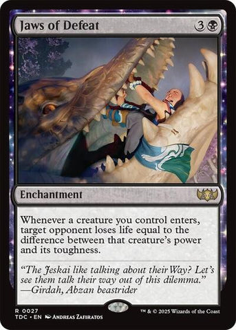 Jaws of Defeat (Commander: Tarkir: Dragonstorm) Near Mint