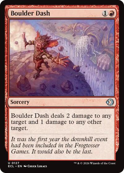 Boulder Dash (Lorwyn Eclipsed) Near Mint Foil