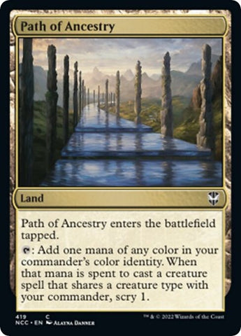 Path of Ancestry (Commander: Streets of New Capenna) Near Mint