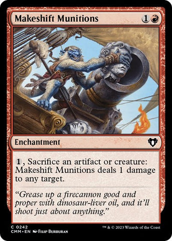 Makeshift Munitions (Commander Masters) Near Mint Foil