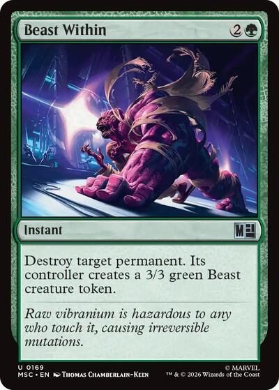 Beast Within (Commander: Marvel Super Heroes) Near Mint