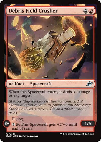 Debris Field Crusher (Edge of Eternities) Near Mint Foil