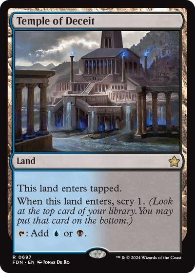 Temple of Deceit (Foundations) Near Mint