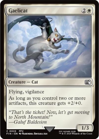 Gaelicat (Universes Beyond: FINAL FANTASY) Light Play Foil