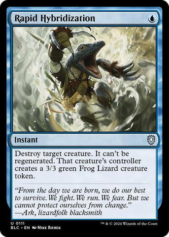 Rapid Hybridization (Commander: Bloomburrow) Near Mint