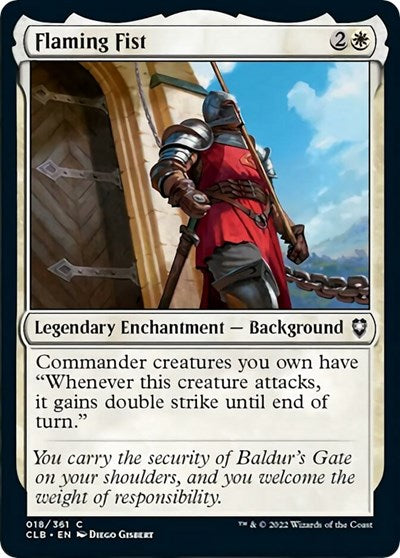 Flaming Fist (Commander Legends: Battle for Baldur's Gate) Near Mint Foil