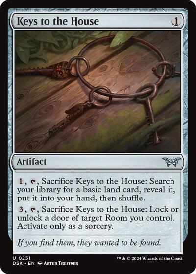 Keys to the House (Duskmourn: House of Horror) Near Mint Foil