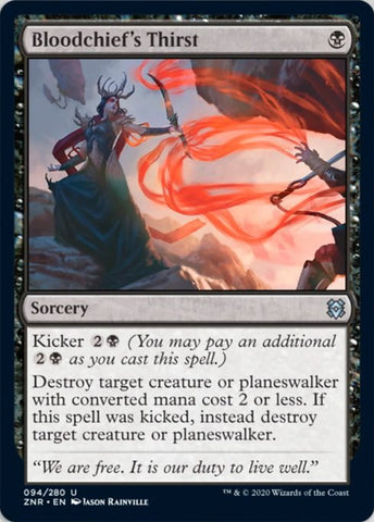Bloodchief's Thirst (Zendikar Rising) Near Mint