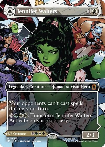 Jennifer Walters (Borderless) (0328) (Marvel Super Heroes) Near Mint Foil
