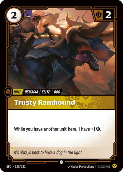 Trusty Ramhound (Spiritforged) Near Mint Foil